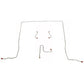 1965-66 Chevrolet Chevy II Front Brake Line Kit Power Disc Brakes - XKT6501OM