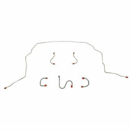 1967 Chevrolet Chevy II Front Brake Line Kit Standard Drum Brakes - XKT6701OM - Front Lines Car Part People