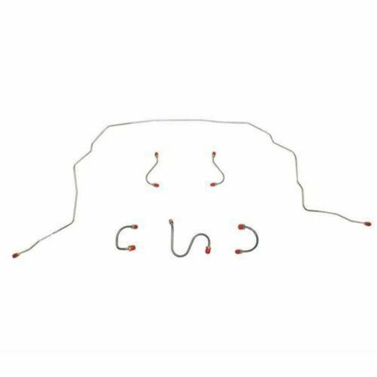 1967 Chevrolet Chevy II Front Brake Line Kit Standard Drum Brakes - XKT6701OM - Front Lines Car Part People