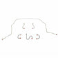 1967 Chevrolet Chevy II Front Brake Line Kit Standard Drum Brakes - XKT6701OM