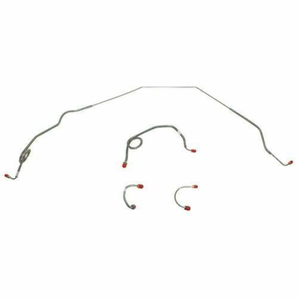 1969-73 Chevrolet Nova Front Brake Line Kit Standard Drum Brakes - XKT6901SS - Front Lines Car Part People