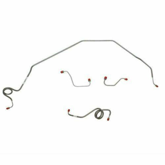 1971-73 Chevrolet Nova Front Brake Line Kit Power Disc Brake Steel - XKT7101OM - Front Lines Car Part People