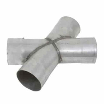Jones Exhaust XP8 Aluminized Stamped X-Pipe 4 to 4 Dual Pipes - X Pipe Car Part People