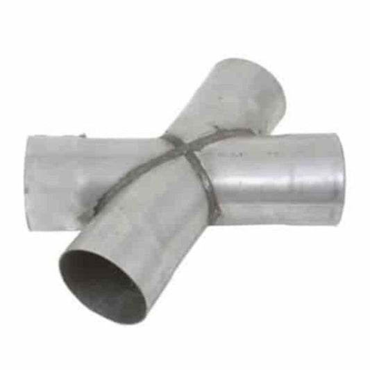 Jones Exhaust XP8 Aluminized Stamped X-Pipe 4 to 4 Dual Pipes - X Pipe Car Part People