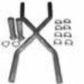 Jones Exhaust XPK6 Aluminized Stamped X-Pipe Kit 3 to 3 Dual Pipes