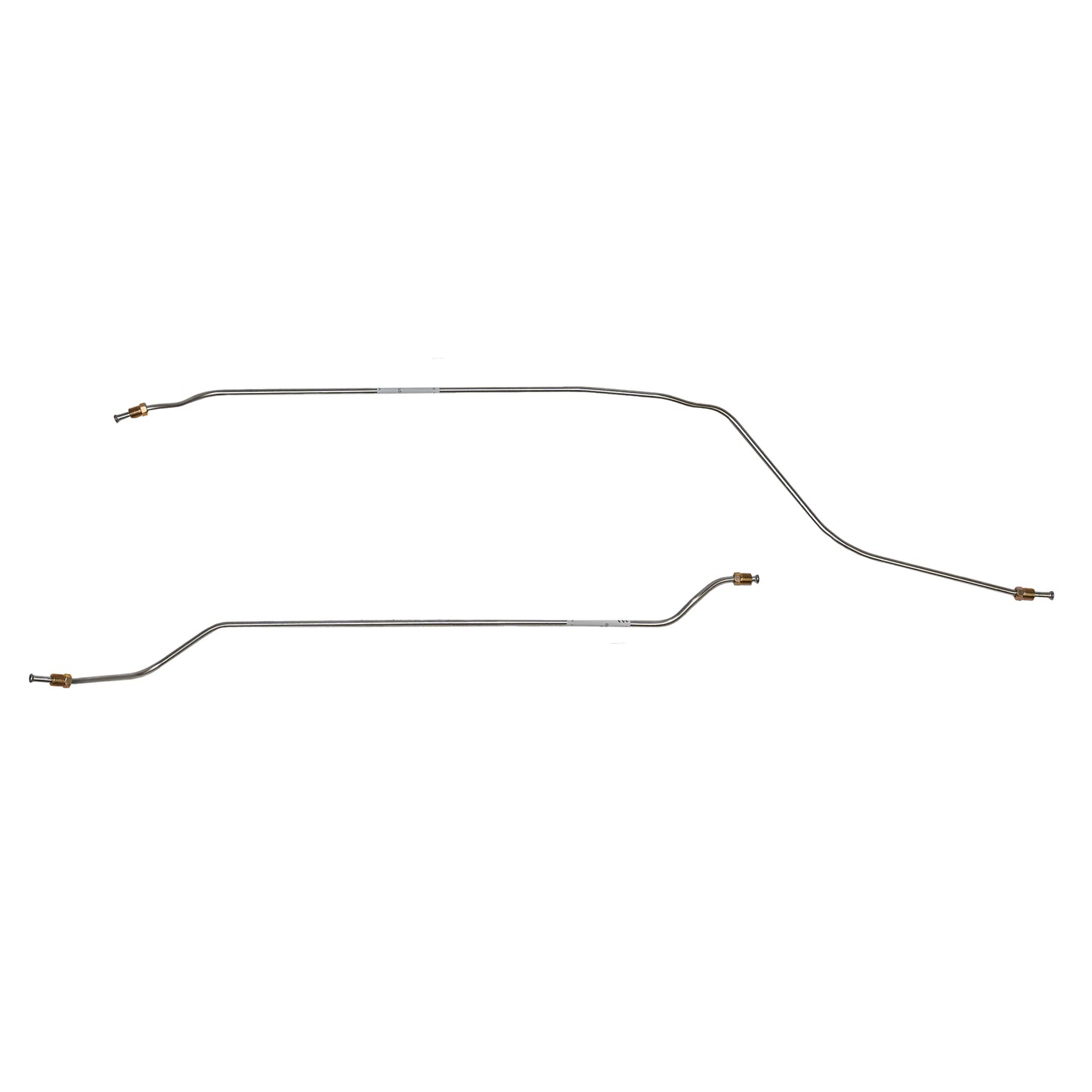 1966-67 Chevrolet Chevy II Rear Axle Lines 2 Piece Set Steel - XRA6602OM - Rear Lines Car Part People