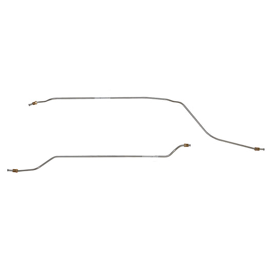 1966-67 Chevrolet Chevy II Rear Axle Lines 2 Piece Set Steel - XRA6602OM - Rear Lines Car Part People