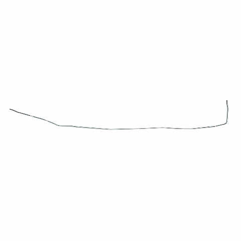Fine Lines YGL6502OM - Tank to Pump Fuel Line Steel for 1964-66 Dodge Dart Fuel Line 3/8 Inch