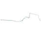 1967-68 Dodge Dart Fuel Line Kit 5/16 Tank-Pump Fuel Line Stainless - YGL6701SS - Pre-Bent Fuel Lines Car Part People