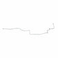 1967-68 Dodge Dart Fuel Line Kit 3/8 Tank-Pump Fuel Line 111 Inch - YGL6703OM