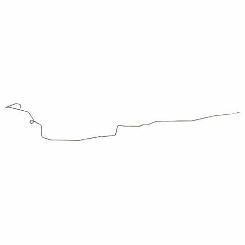 1967-68 Plymouth Barracuda Fuel Line 3/8 Inch Tank-Pump Line 108 Inch -YGL6704OM
