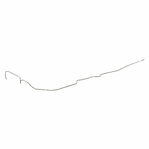 Fits 72-74 Mopar A-Body, 5/16 Tank to Pump Fuel Line, 111 Wheel Base-YGL7301SS
