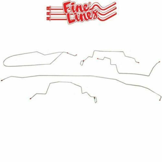 2001-06 Chrysler Sebring Intermediate Brake Line w/ AWABS 4w Disc - YIN0103OM - Intermediate Lines Car Part People