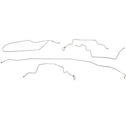2001-06 Chrysler Sebring Intermediate Brake Line Kit Convertible Stainless YIN0103SS