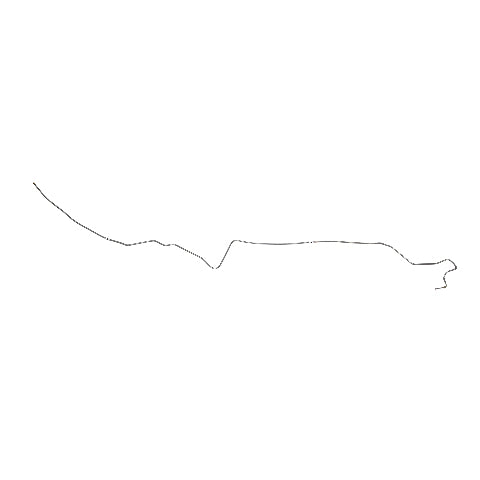 1967-71 Dodge Dart Intermediate Brake Line Drum Brakes Steel - YIN6701OM