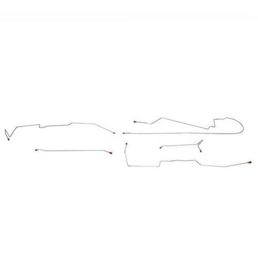 1999-04 Chrysler 300M Intermediate Brake Line AWABS w/ Traction Set - YIN9903OM - Intermediate Lines Car Part People