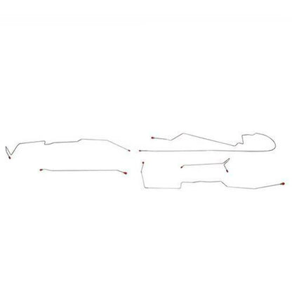 1999-04 Chrysler 300M Intermediate Brake Line AWABS w/ Traction Control YIN9903SS - Intermediate Lines Car Part People