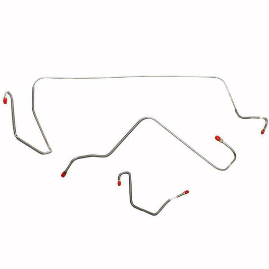 1964-66 Dodge Dart Front Brake Line Kit Standard Disc Brakes Steel - YKT6411OM - Front Lines Car Part People