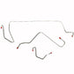 1964-66 Dodge Dart Front Brake Line Kit Standard Disc Brakes Stainless YKT6411SS