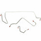 1964-65 Dodge Dart Front Brake Line Kit with Power Brakes Steel - YKT6502OM