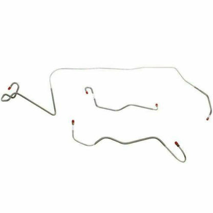 1966 Dodge Dart Front Brake Line Kit with Standard Brakes Steel - YKT6601OM - Front Lines Car Part People
