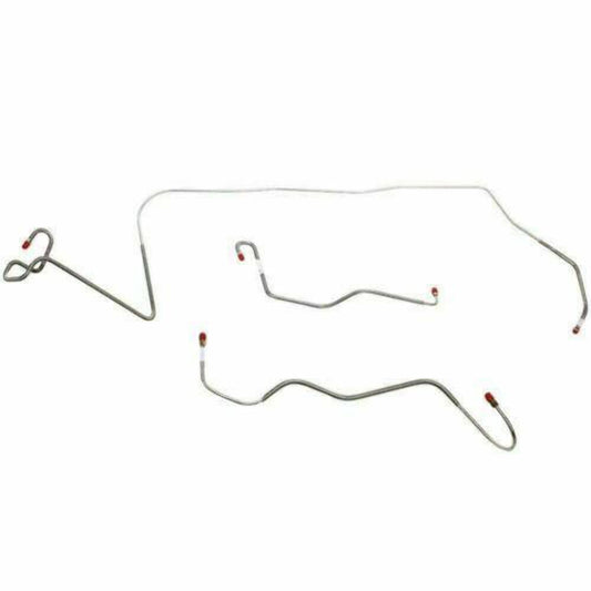 1966 Dodge Dart Front Brake Line Kit with Standard Brakes Steel - YKT6601OM - Front Lines Car Part People
