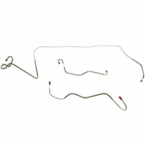 1966 Dodge Dart Front Brake Line Kit with Standard Brakes Steel - YKT6601OM