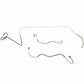 1966 Dodge Dart Front Brake Line Kit with Standard Brakes Stainless - YKT6601SS