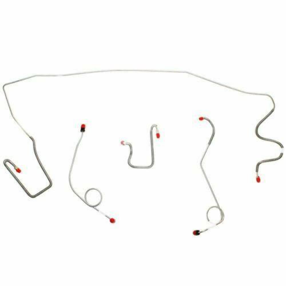 1967 Dodge Dart Front Brake Line Kit Standard Disc/Drum Brakes Steel - YKT6701OM - Front Lines Car Part People
