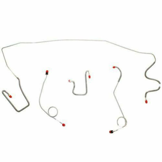 1967 Dodge Dart Front Brake Line Kit Standard Disc/Drum Brakes Steel - YKT6701OM - Front Lines Car Part People