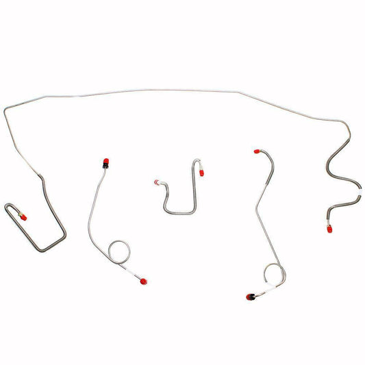 1967 Dodge Dart Front Brake Line Kit Standard Disc/Drum Brakes - YKT6701SS - Front Lines Car Part People