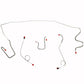 1967 Dodge Dart Front Brake Line Kit Standard Disc/Drum Brakes - YKT6701SS