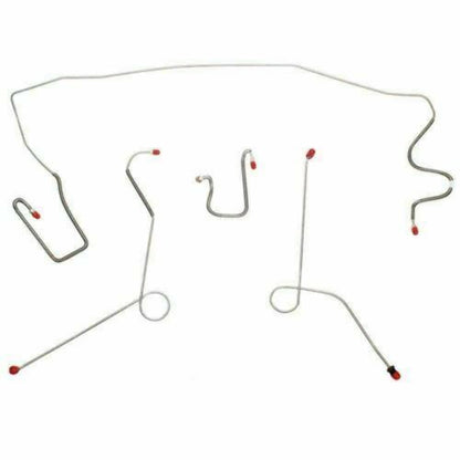 1967 Dodge Dart Front Brake Line Kit Power Disc/Drum Brakes Steel - YKT6702OM - Front Lines Car Part People