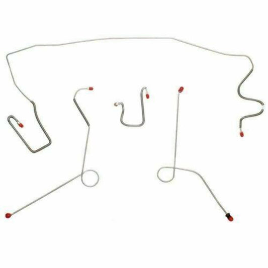 1967 Dodge Dart Front Brake Line Kit Power Disc/Drum Brakes Steel - YKT6702OM - Front Lines Car Part People