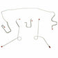 1967 Dodge Dart Front Brake Line Kit Power Disc/Drum Brakes Steel - YKT6702OM