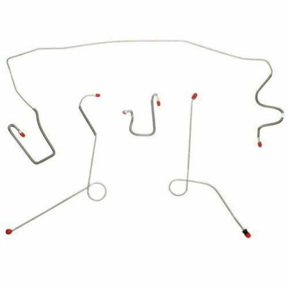 1967 Dodge Dart Front Brake Line Kit Power Disc/Drum Brakes Stainless YKT6702SS - Front Lines Car Part People