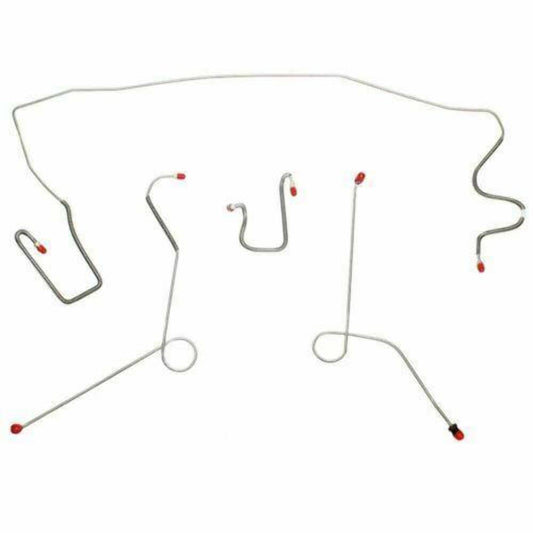 1967 Dodge Dart Front Brake Line Kit Power Disc/Drum Brakes Stainless YKT6702SS - Front Lines Car Part People