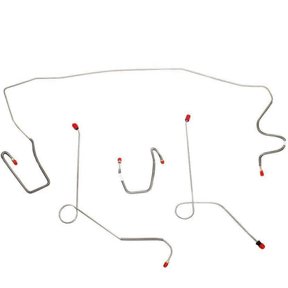 1967-75 Dodge Dart Front Brake Line Kit Power Disc/Drum Brake Steel - YKT6712OM - Front Lines Car Part People