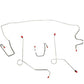 1967-75 Dodge Dart Front Brake Line Kit Power Disc Brake Conversion Steel YKT6712OM