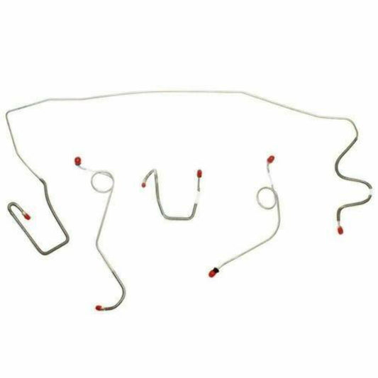1968-72 Dodge Dart Front Brake Line Kit Standard Disc/Drum Brake Kit - YKT6801OM - Front Lines Car Part People