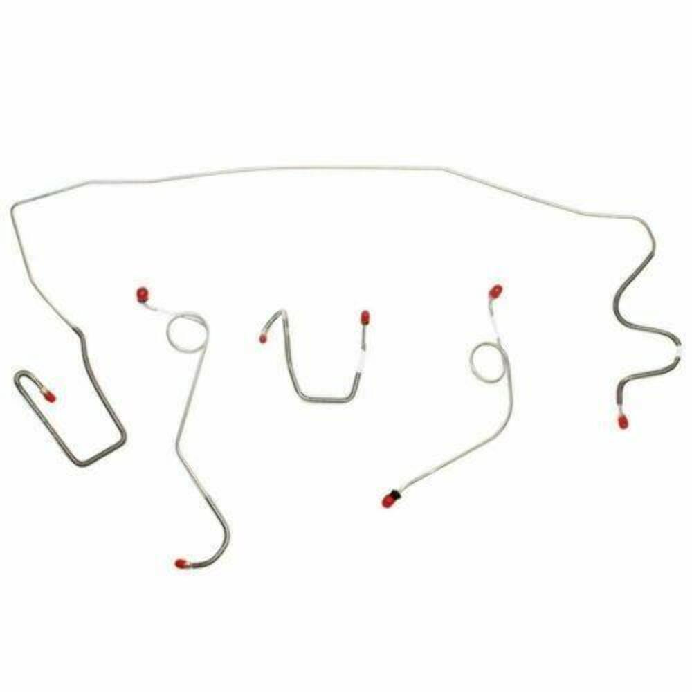 1968-72 Dodge Dart Front Brake Line Kit Standard Disc/Drum Brake Kit - YKT6801SS - Front Lines Car Part People