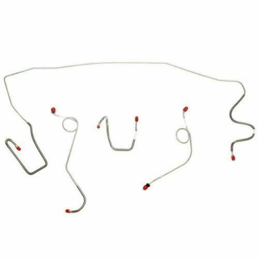 1968-72 Dodge Dart Front Brake Line Kit Standard Disc/Drum Brake Kit - YKT6801SS - Front Lines Car Part People
