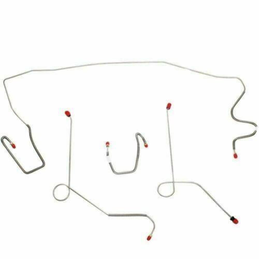 1968-72 Dodge Dart Front Brake Line Kit Power Disc/Drum Brake Kit - YKT6802SS - Front Lines Car Part People