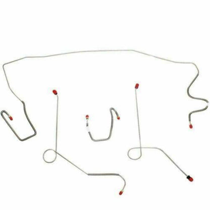 1968-72 Dodge Dart Front Brake Line Kit Power Disc/Drum Brake Kit - YKT6802SS - Front Lines Car Part People