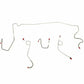 1973 Dodge Dart Front Brake Line Kit Standard Disc/Drum Brake Kit - YKT7301SS
