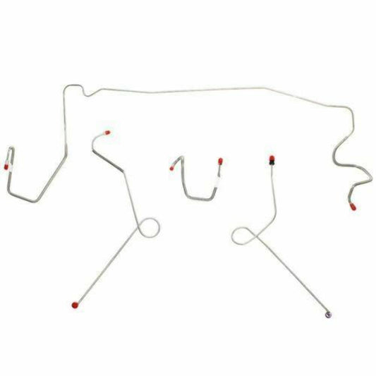 1973 Dodge Dart Front Brake Line Kit Power Disc/Drum Brake Kit - YKT7302OM - Front Lines Car Part People