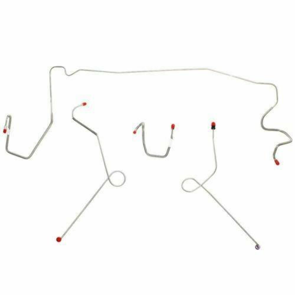 1973 Dodge Dart Front Brake Line Kit Power Disc/Drum Brake Kit - YKT7302SS - Front Lines Car Part People
