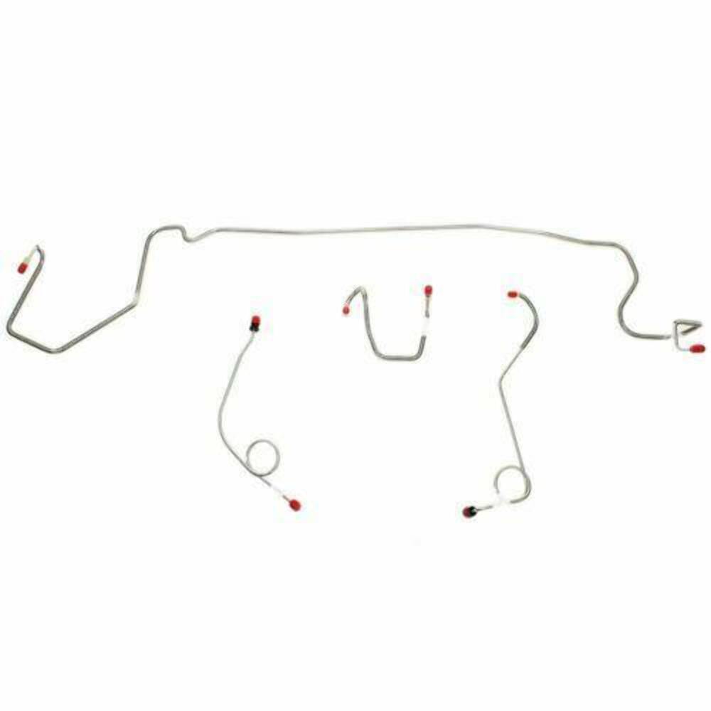 1974 Dodge Dart Front Brake Line Kit Standard Disc/Drum Brake Steel - YKT7401OM - Front Lines Car Part People