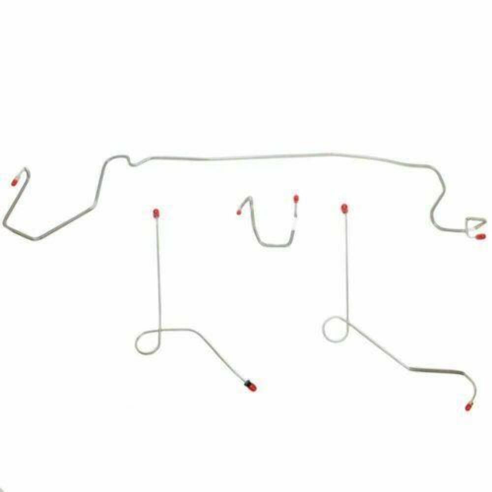 1974-75 Dodge Dart Front Brake Line Kit Power Disc/Drum Brake Kit - YKT7402OM - Front Lines Car Part People