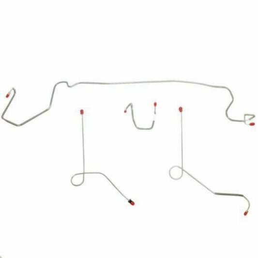 1974-75 Dodge Dart Front Brake Line Kit Power Disc/Drum Brake Kit - YKT7402OM - Front Lines Car Part People